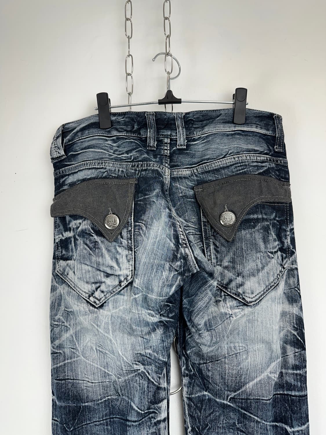 Wild Life Crinkle Wash Graphic Denim Pan 상품이미지8