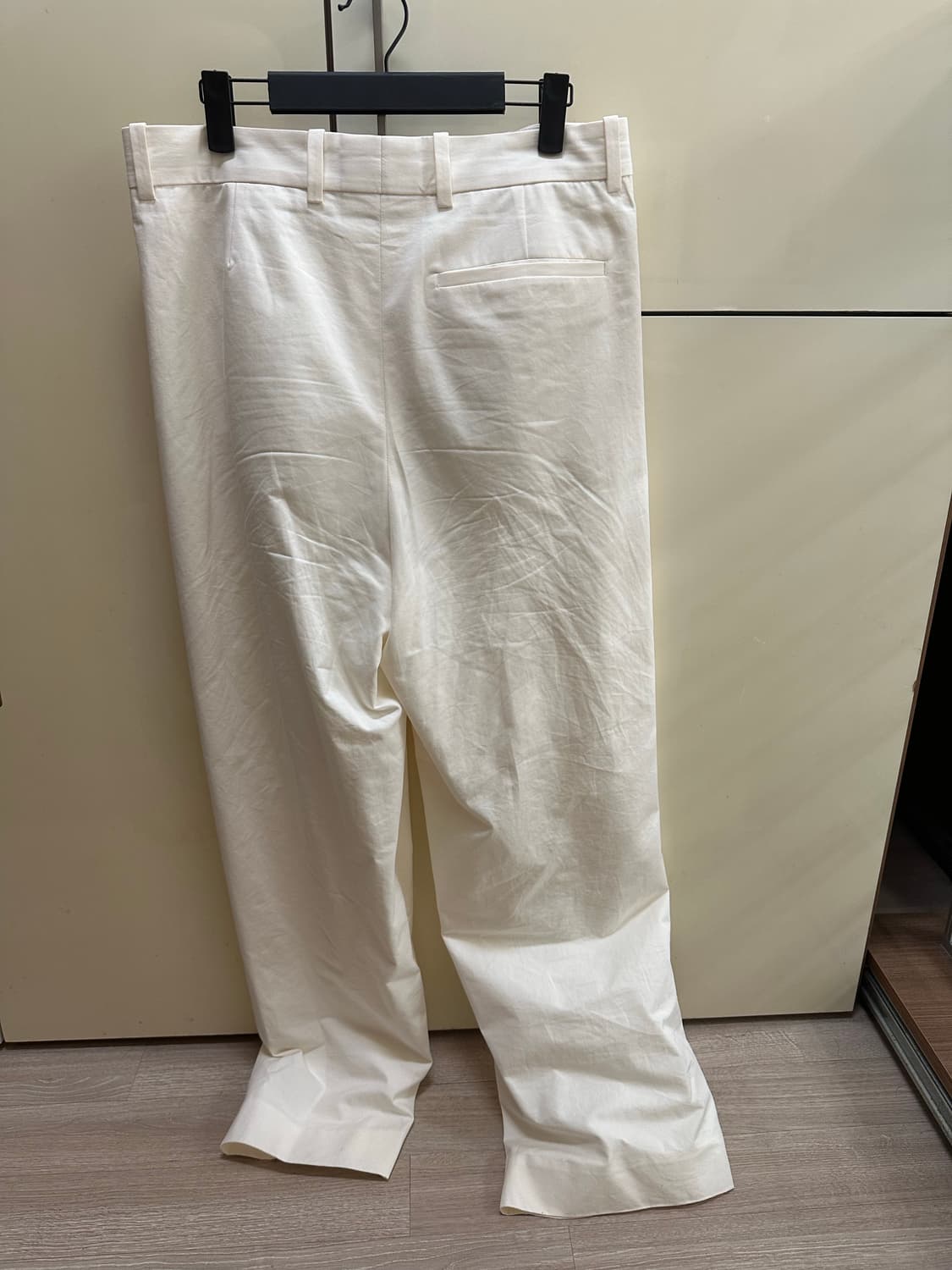 cos 플리티드 코튼 와이드 레그 트라우저 상품이미지2