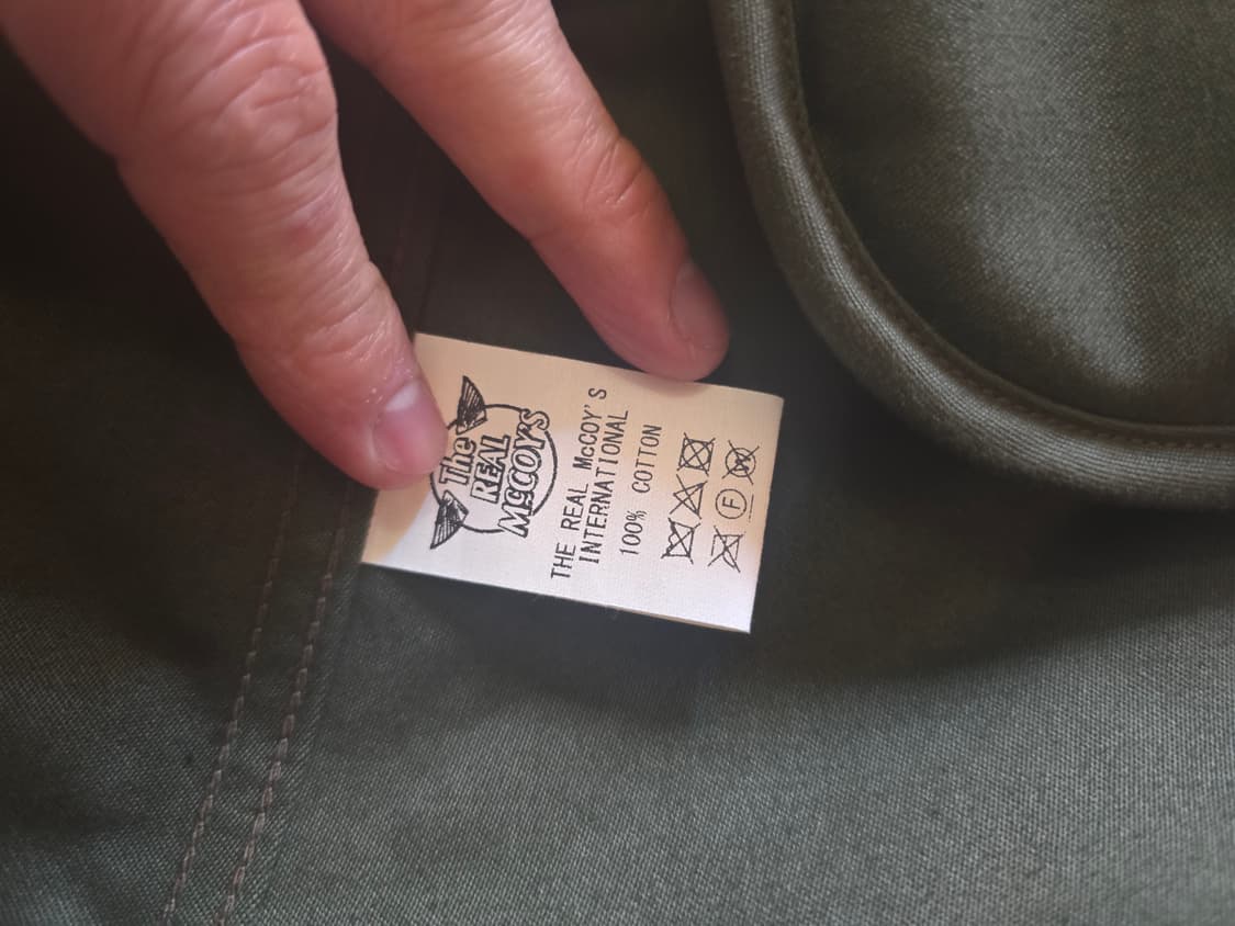 리얼맥코이 m65 피쉬테일 판매합니다 상품이미지6