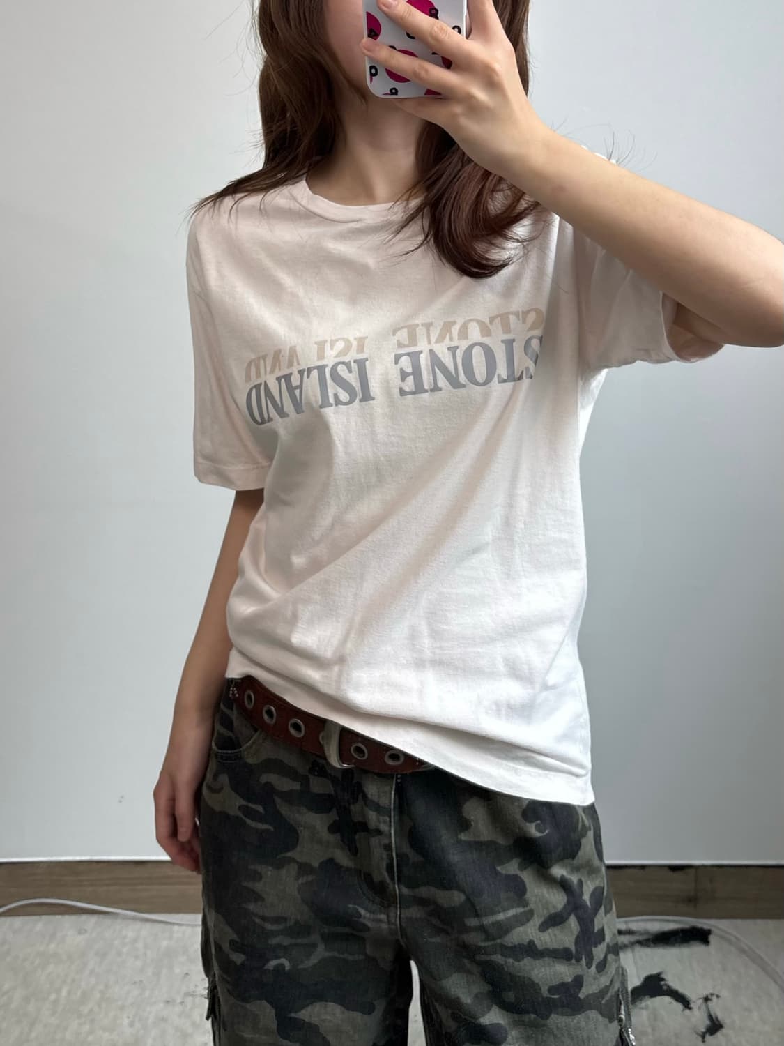 스톤아일랜드 리플렉티브 반팔 티셔츠 상품이미지1