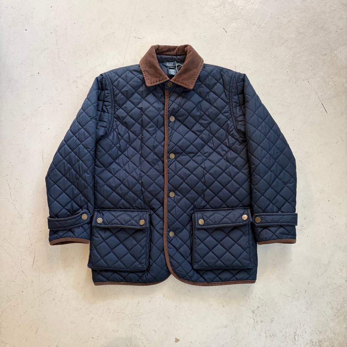 폴로 랄프로렌 빈티지 퀄팅 자켓 M 상품이미지1