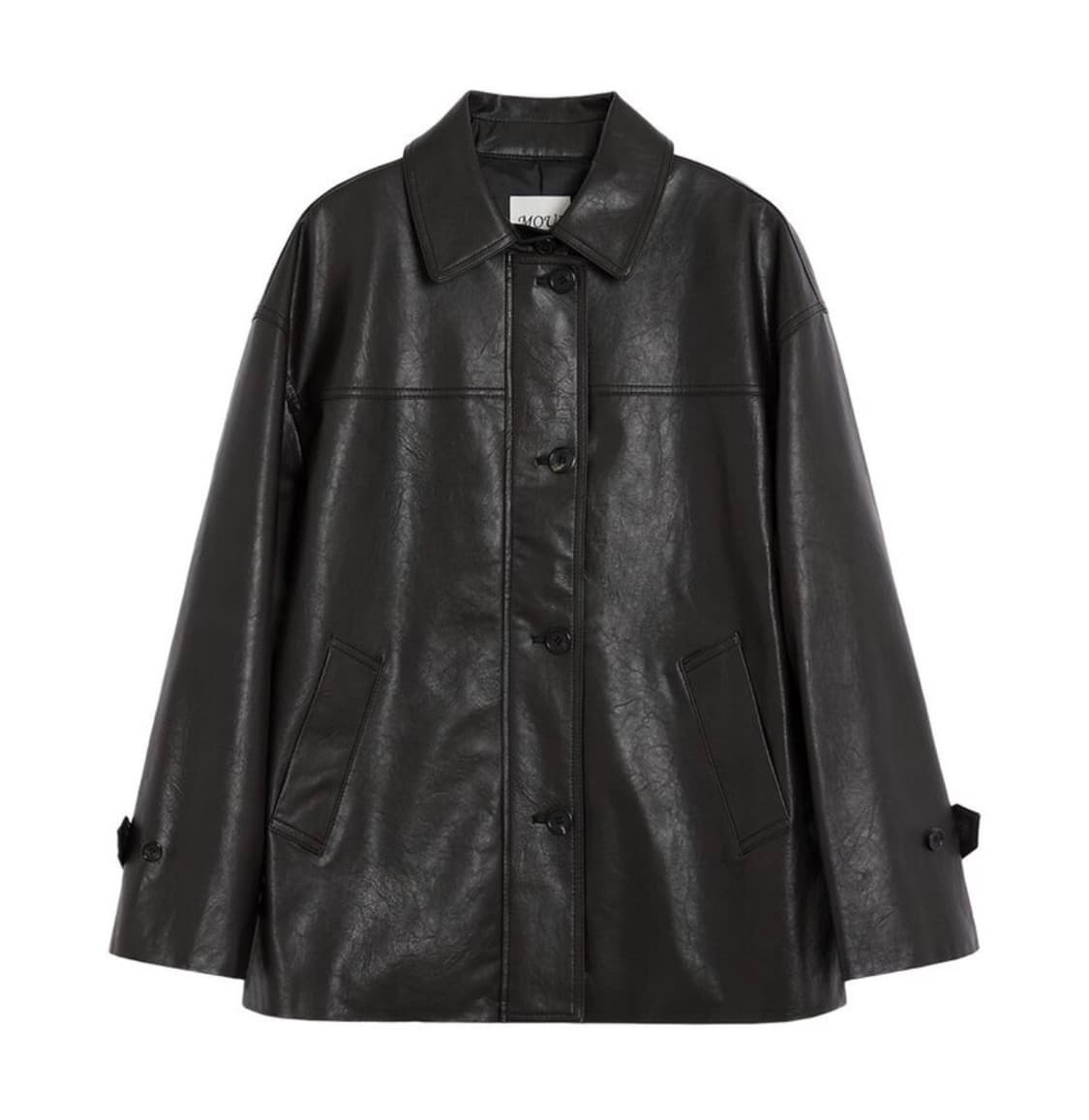 [거의 새거] 모의 하프 레더자켓 상품이미지5