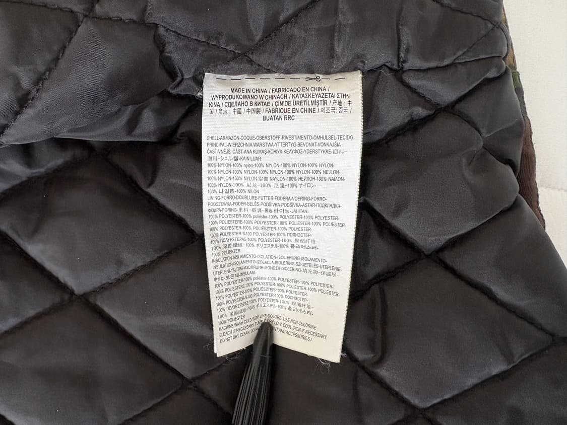 Vans 카모 자켓(개구리야상) M 상품이미지7