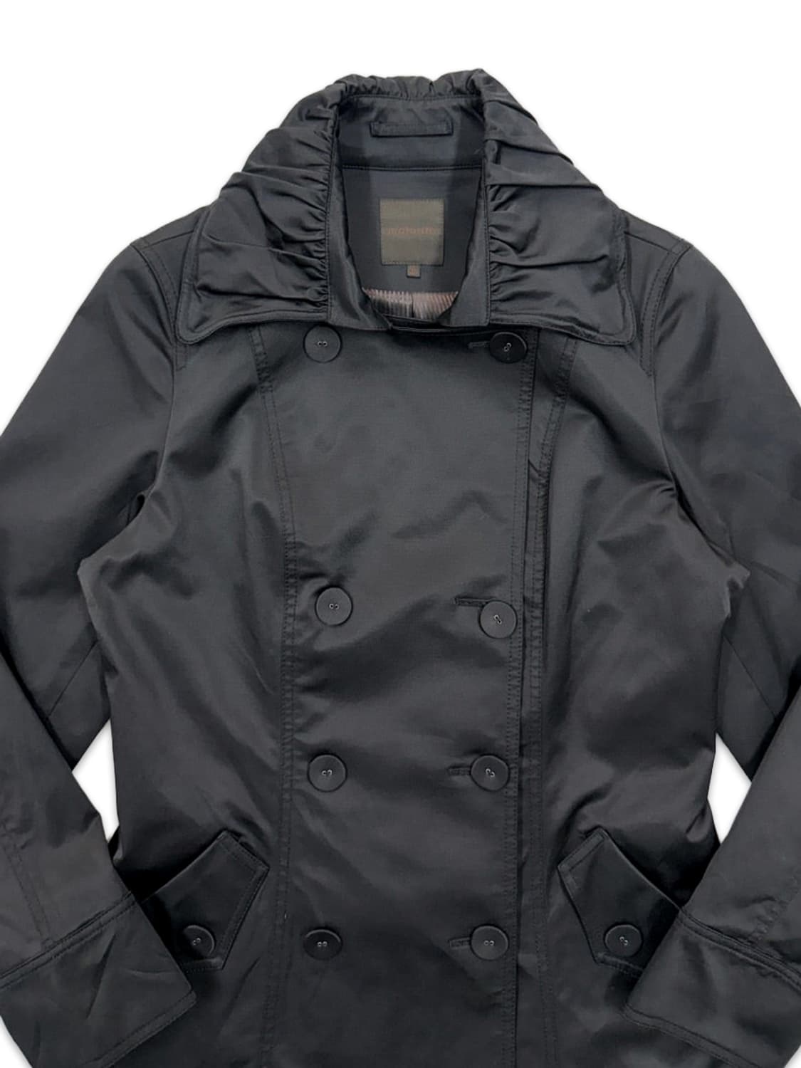 빈티지 maturita 블랙 더블 코트 상품이미지3