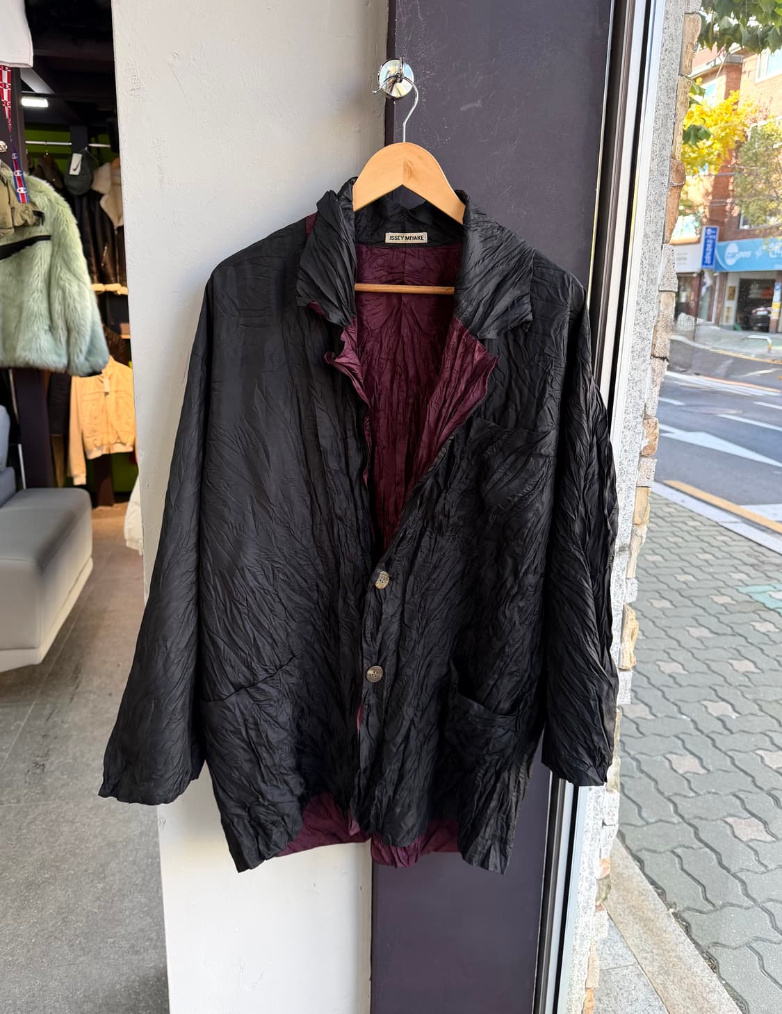 M/ 이세이미야케 00s 리버시블 하프코트 자켓 상품이미지2