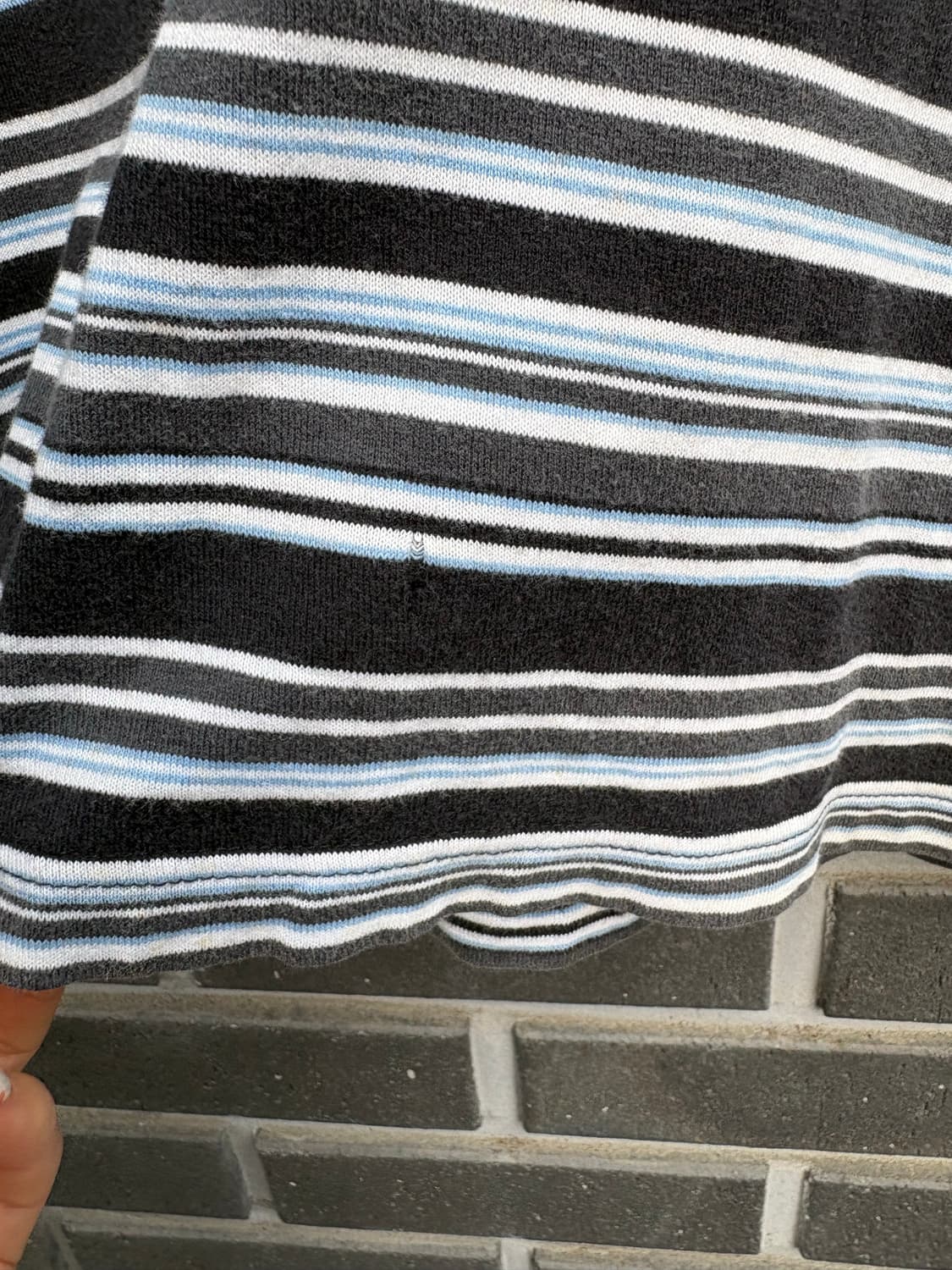 버버리 블랙라벨 단가라 카라티 상품이미지9