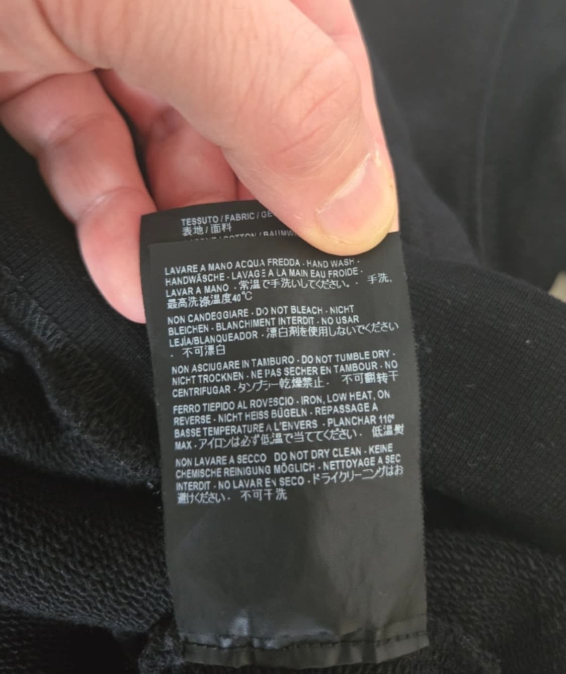 발렌시아가 웨이브로고 후드 블랙 xs사이즈 판매합니다. 상품이미지7