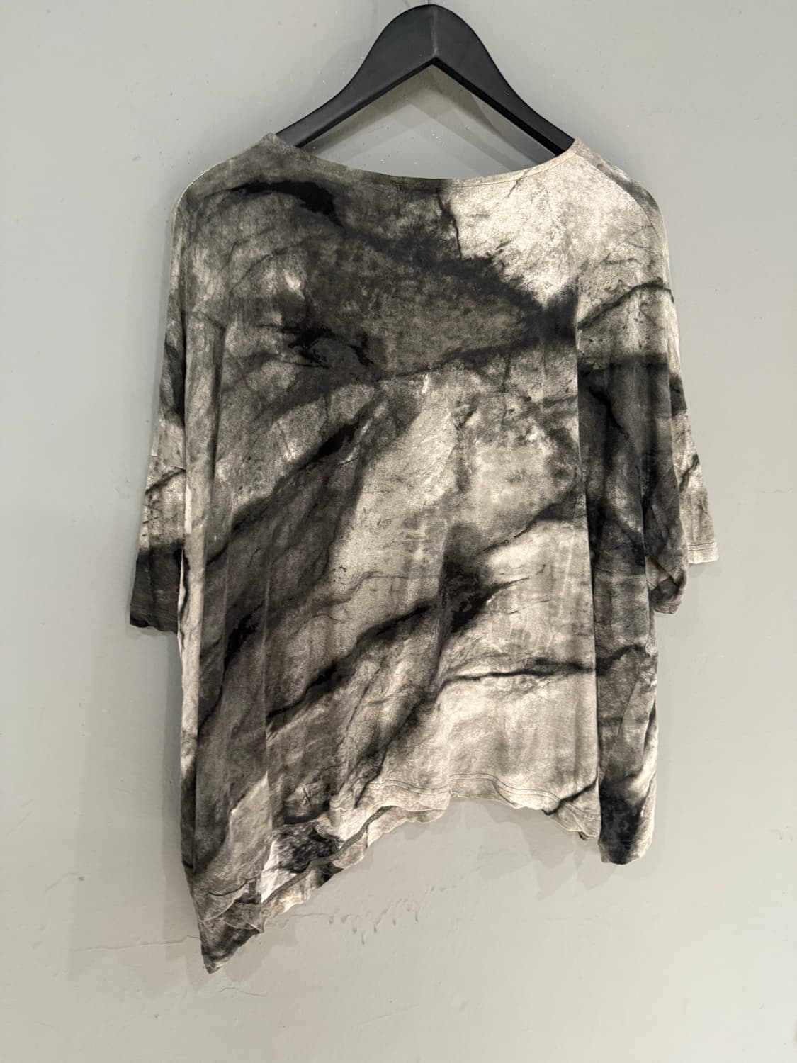grunge tie-dye printing detail top 상품이미지8