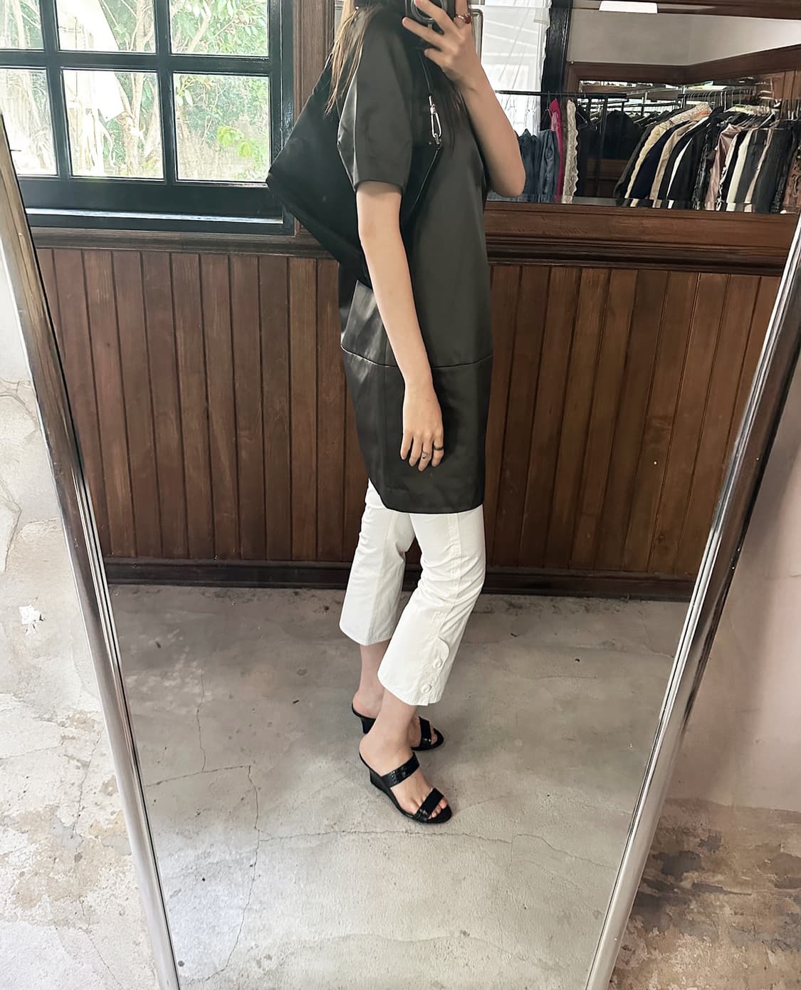 THEORY LUXE balloon mini dress 상품이미지1