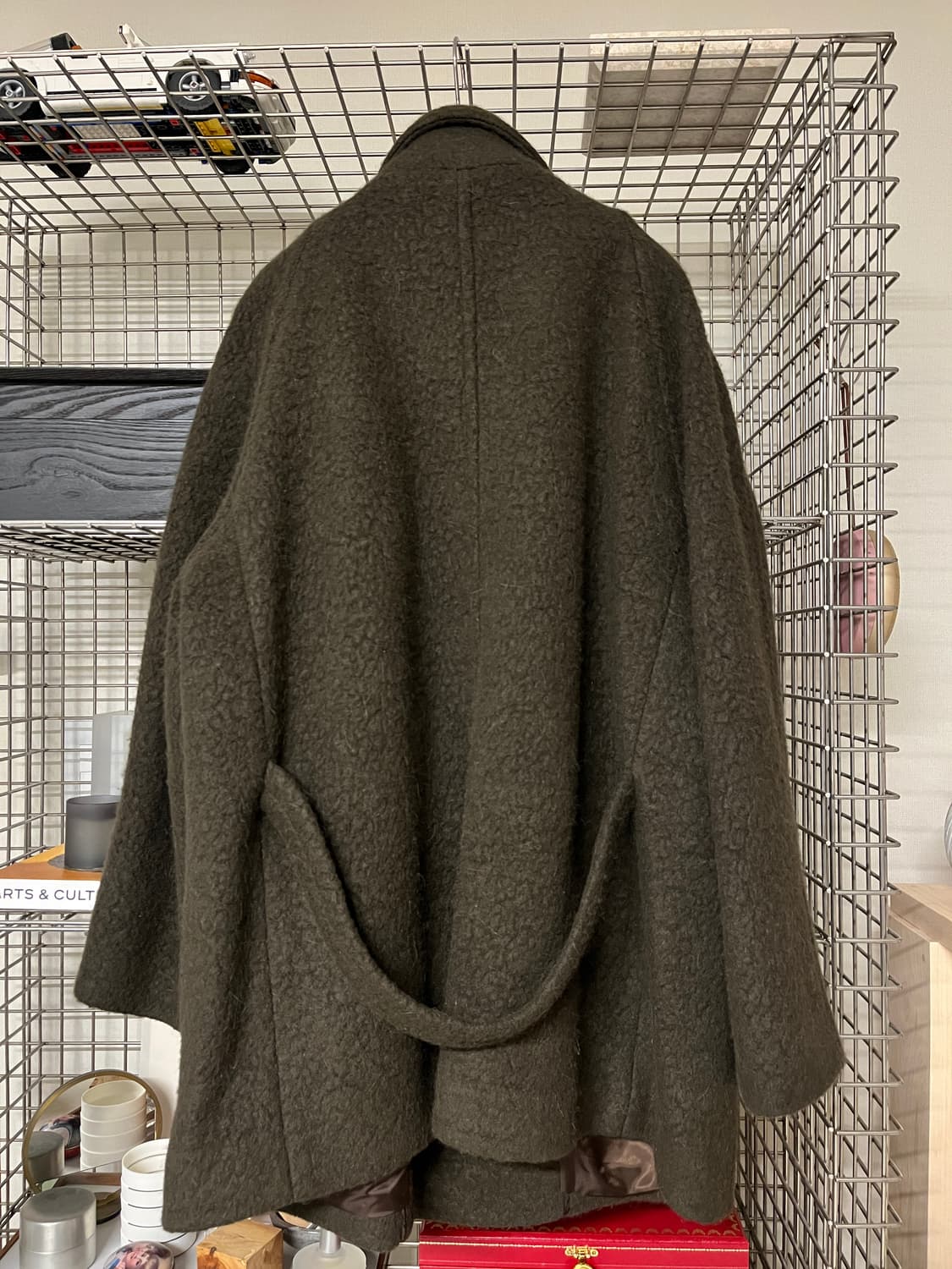 GBH X 현주파크 하이넥 토글 코트 브라운 상품이미지3