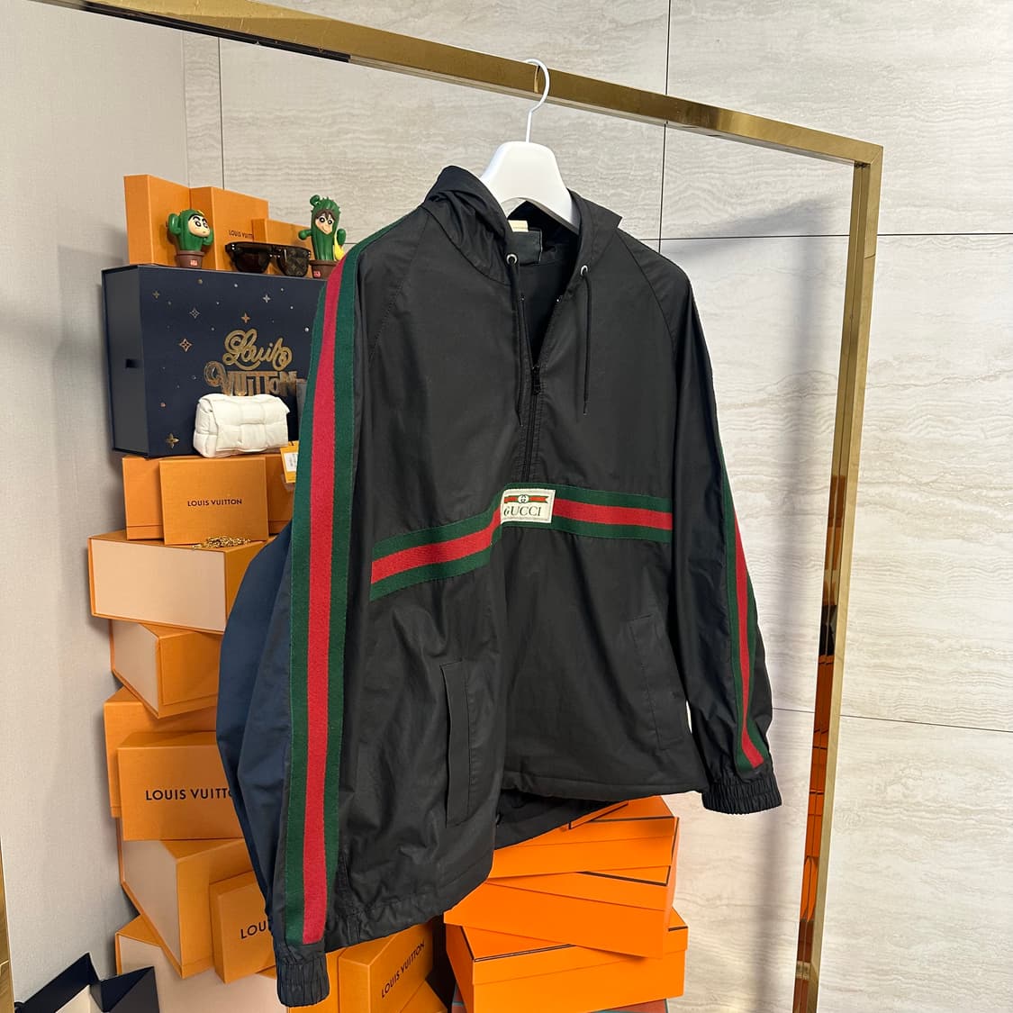 [50사이즈]구찌 삼선띠 아노락 상품이미지3