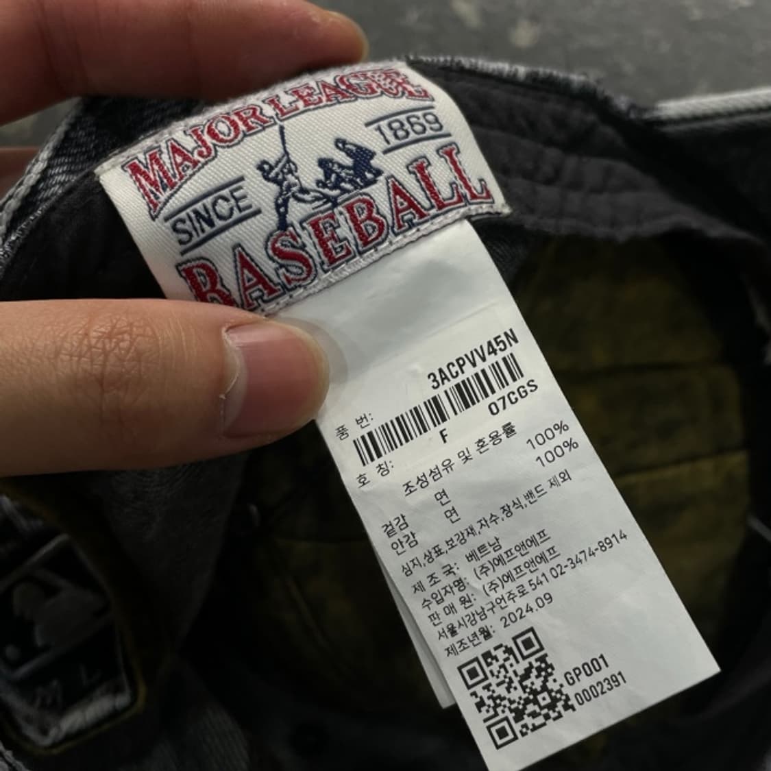 MLB 양키즈 데님 볼캡  상품이미지3