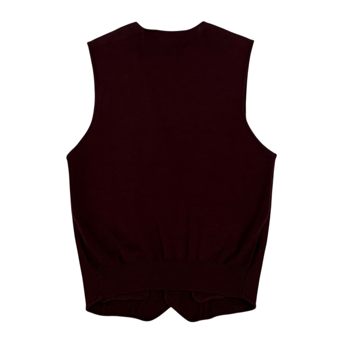 입생로랑 빈티지 조끼 버건디 상품이미지2