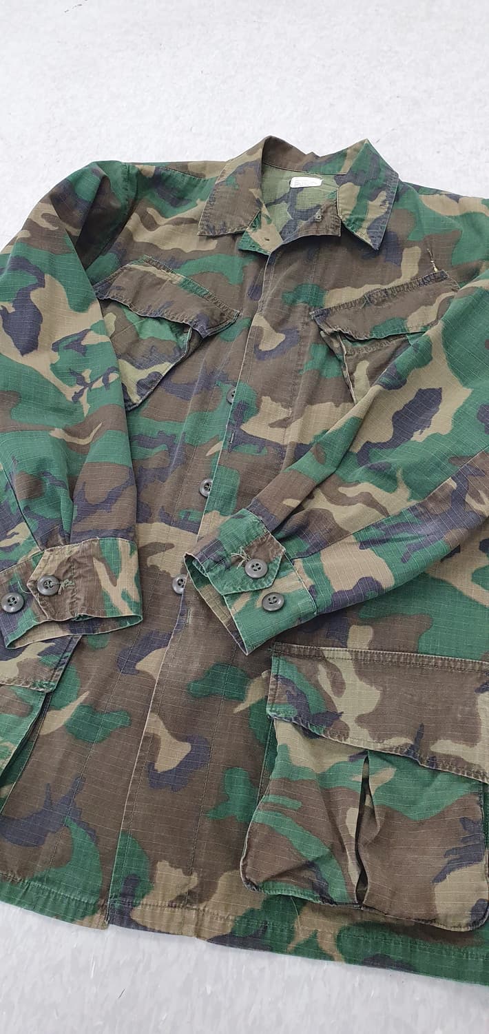 미군 오리지널 정글퍼티그 ERDL 자켓 하이랜드 패턴 베트남전 ('69년 상품이미지6