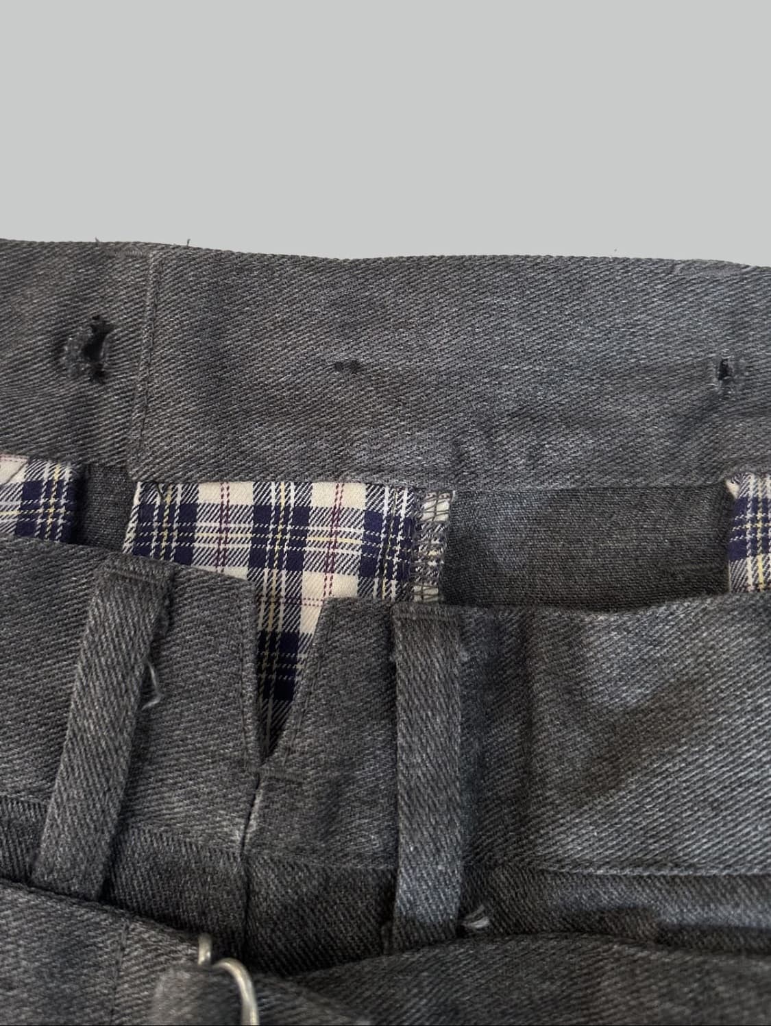 준야 와타나베 신치백 데님 팬츠 s 상품이미지5