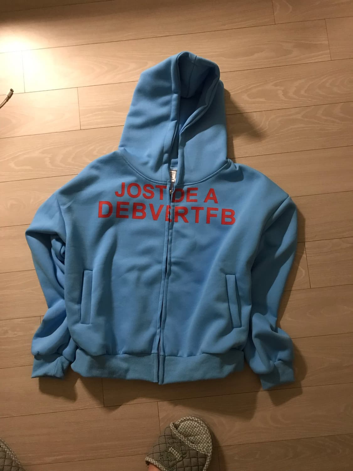 블루 후드집업 상품이미지1