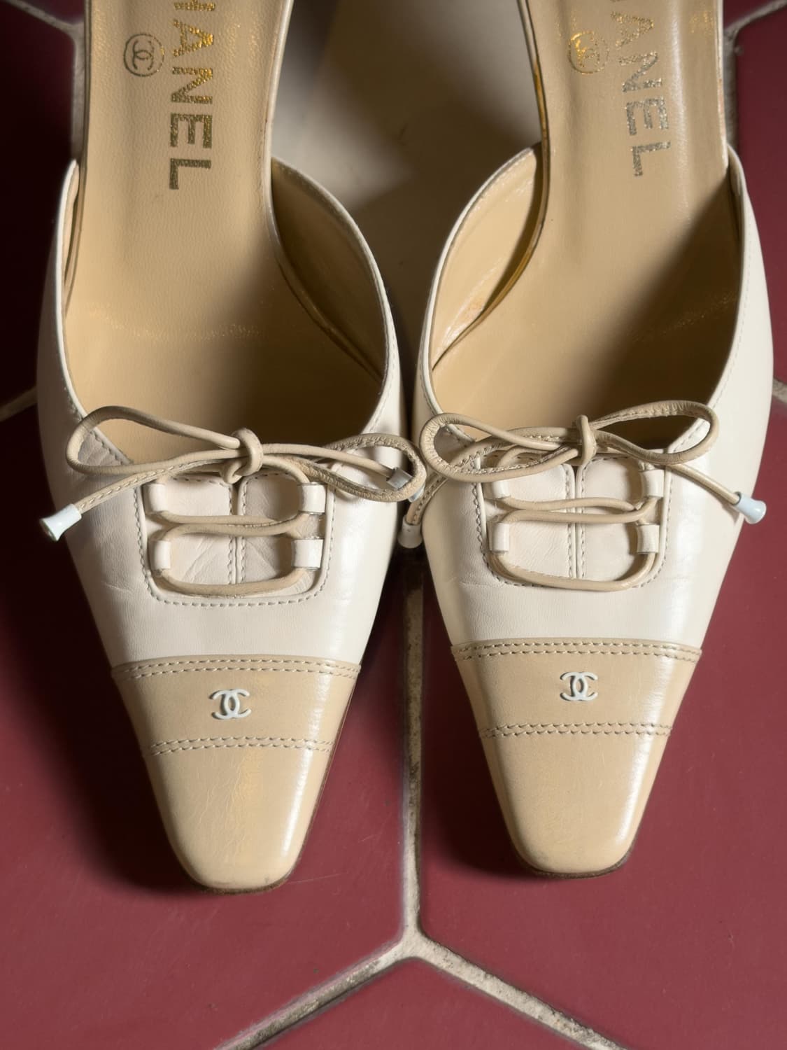 2003 샤넬 레이스업 뮬 상품이미지6