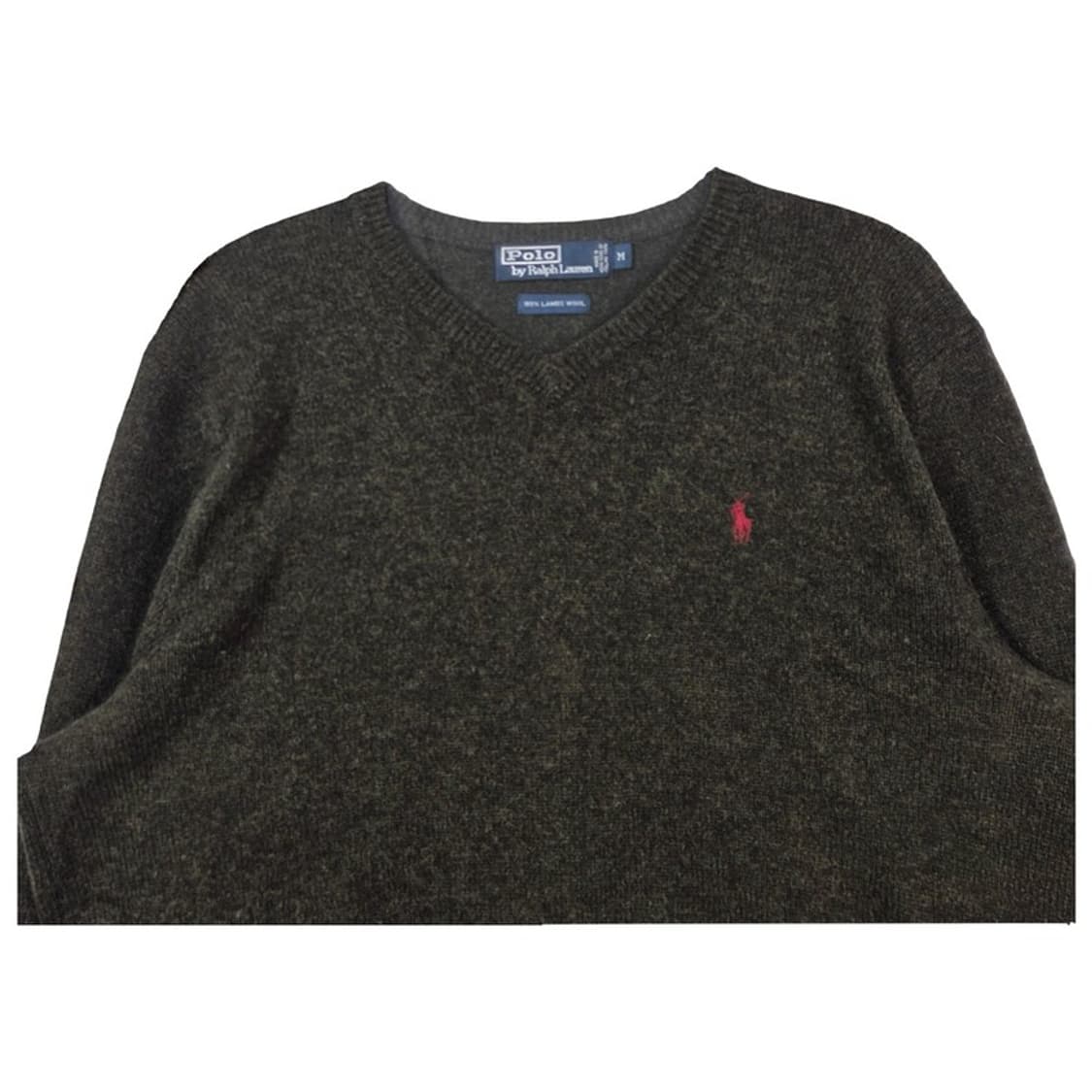 폴로 랄프로렌 램스울 브이넥 니트 M 상품이미지3