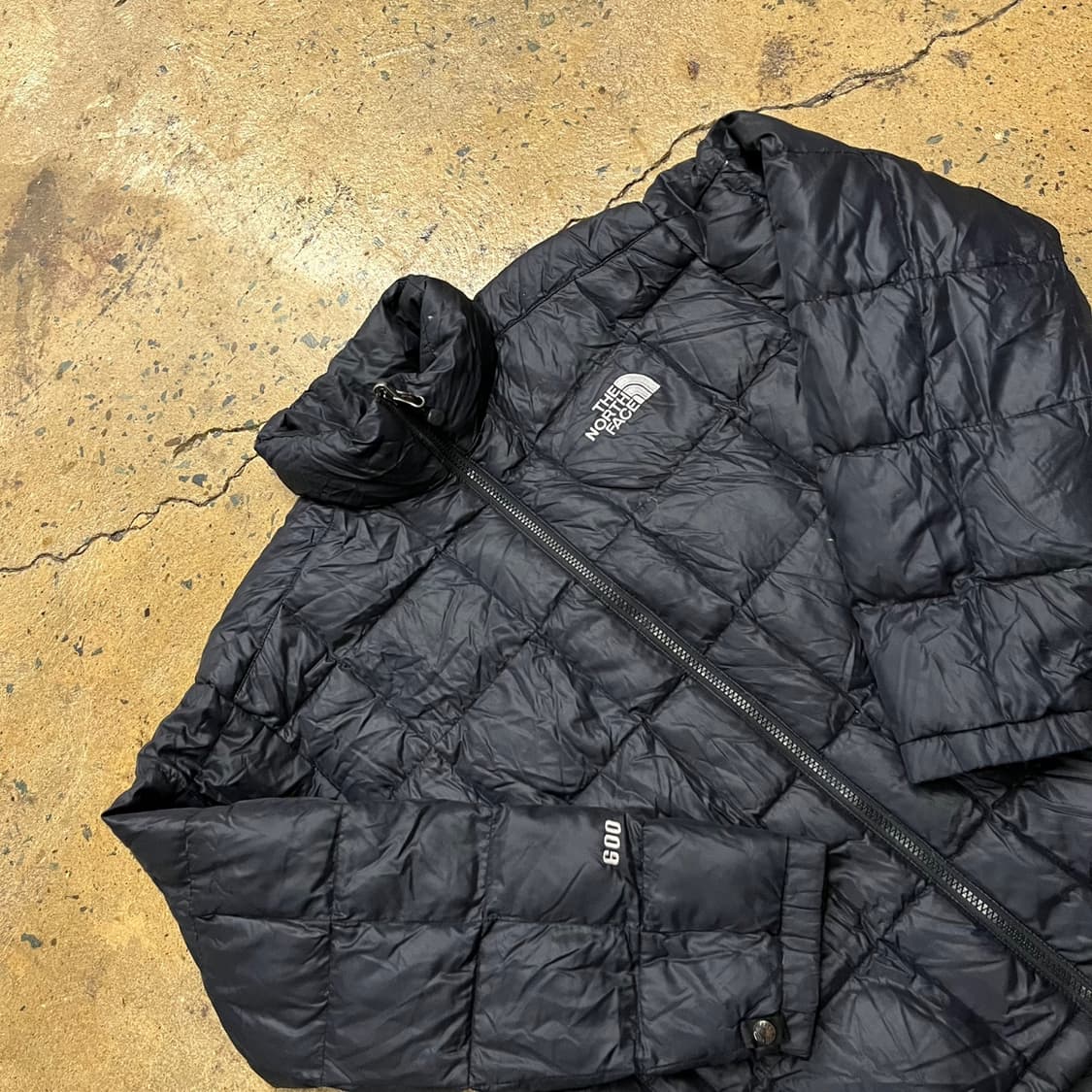 [정품/M] 노스페이스 빈티지600 필 스퀘어 퀼팅 구스다운 패딩 b16 상품이미지1