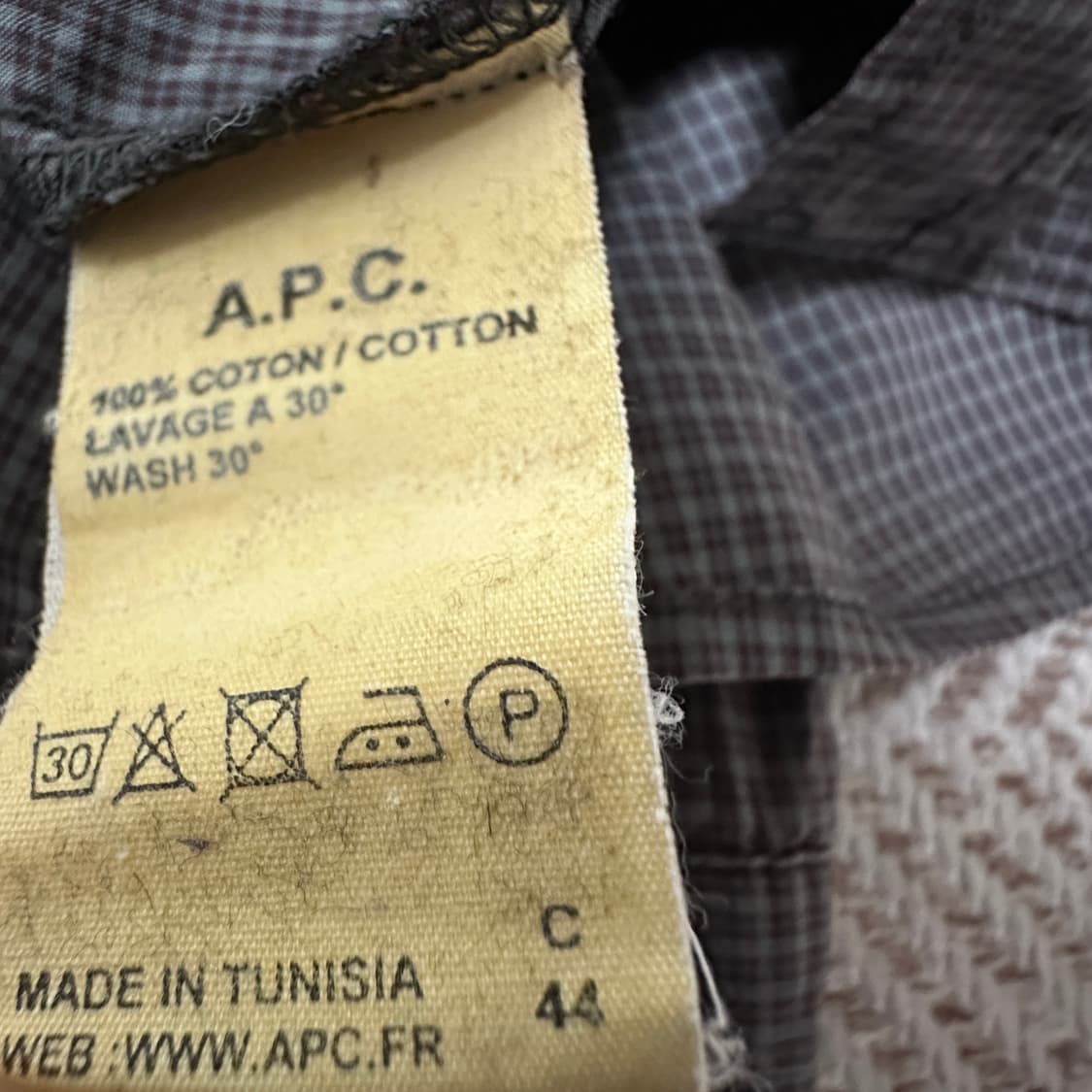 APC cotton shirt 상품이미지4