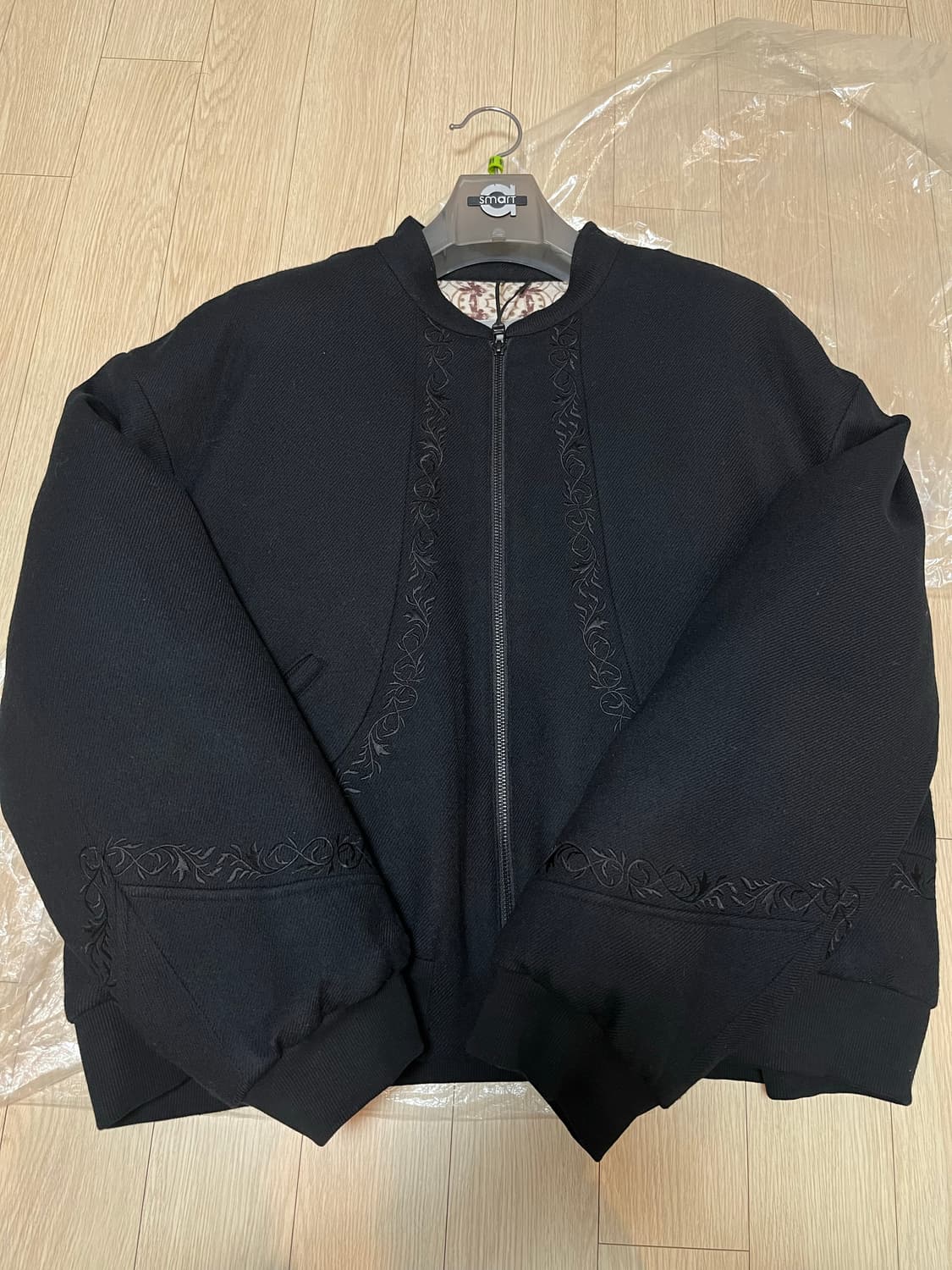 professor e 프로페서 이 엠브로이드 울 봄버 50사이즈 상품이미지3