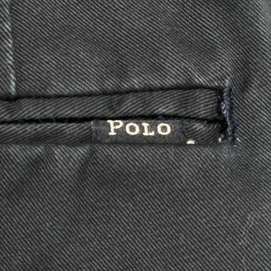 RALPH LAUREN 스트레치 스트레이트핏 치노팬츠 네이비 36/30 상품이미지5