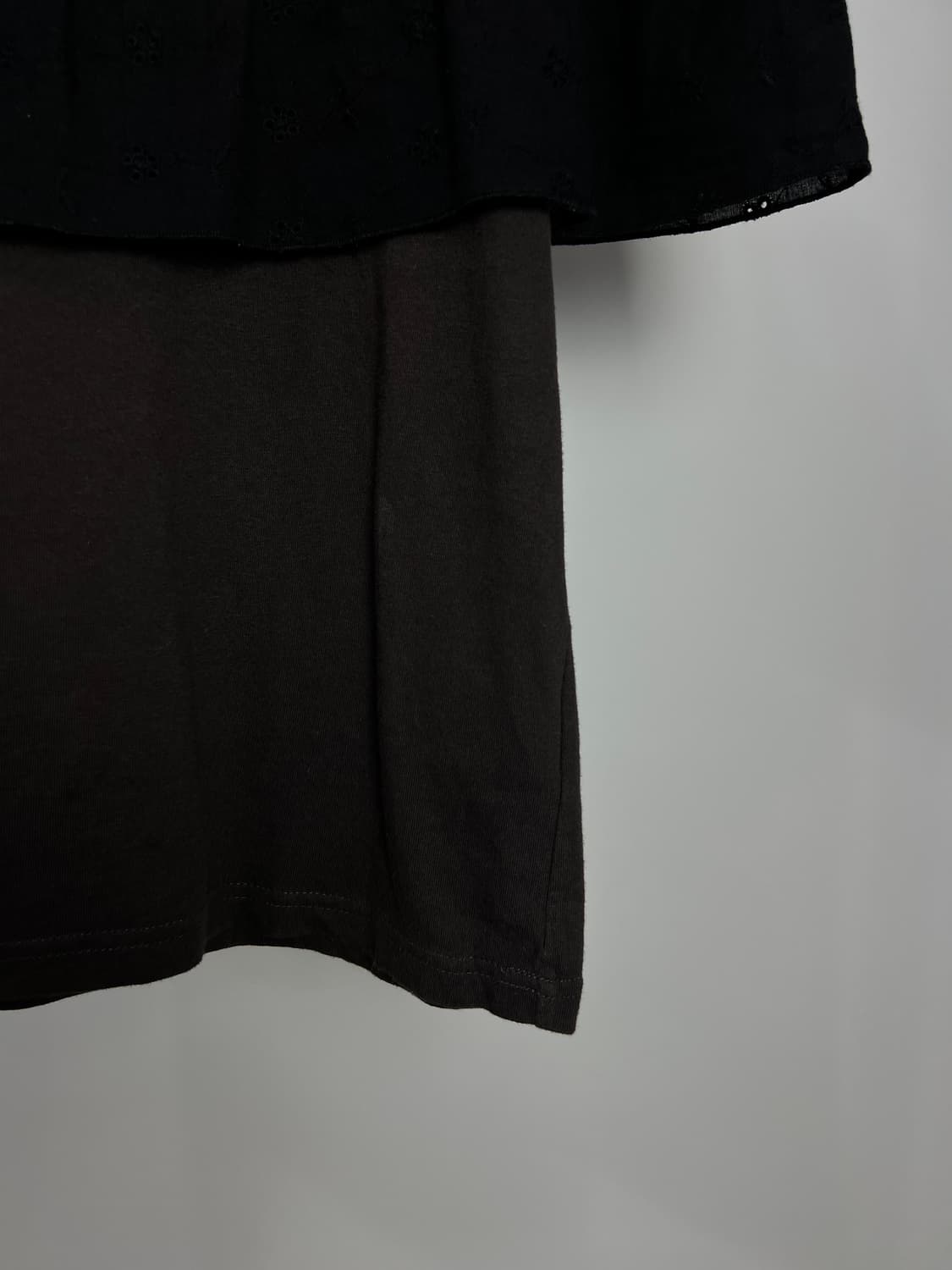 W CLOSET 레이어드 반팔티  상품이미지3