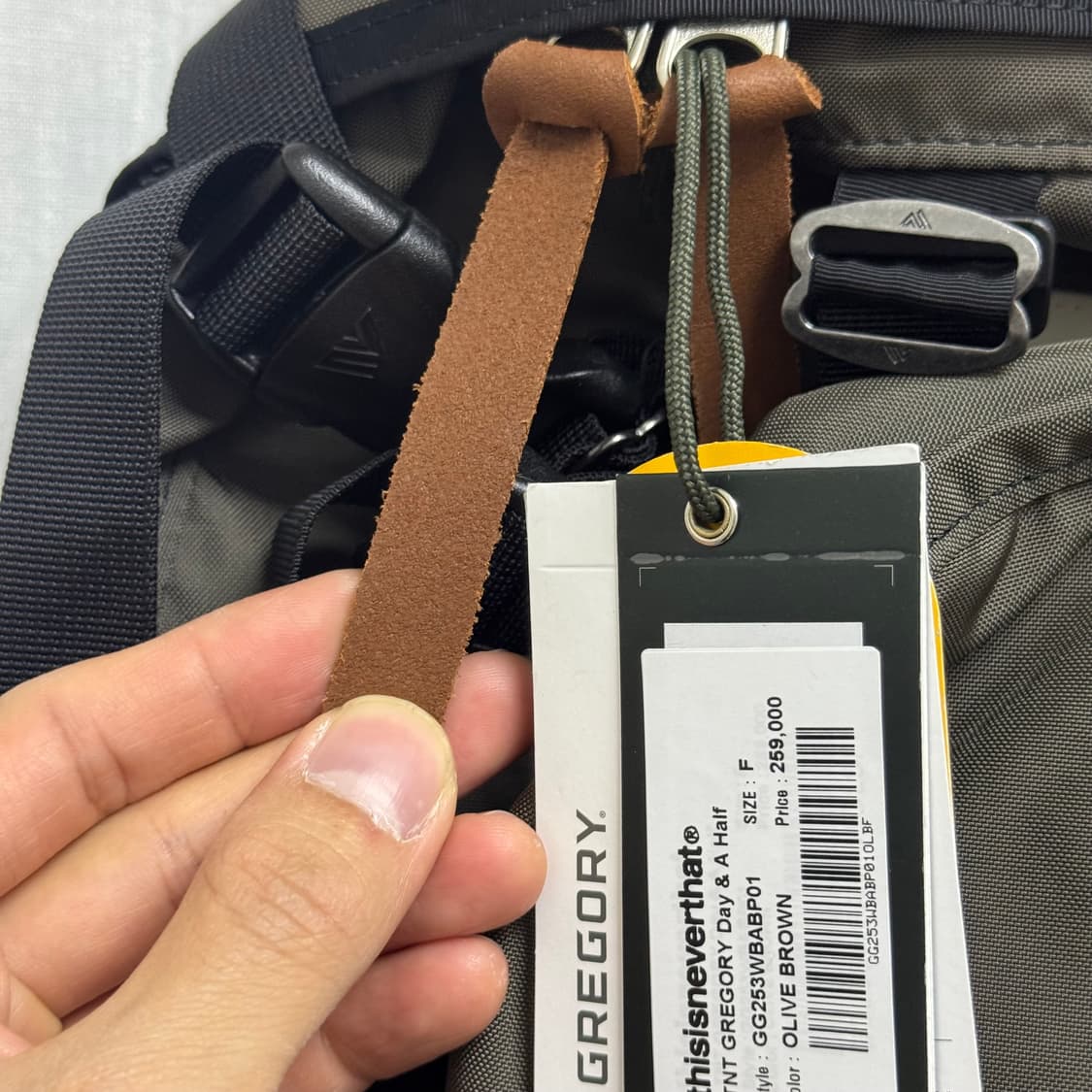 새상품 OS) 그레고리 디스이즈네버댓 데이앤하프 + 투웨이 포켓 풀세트 상품이미지4