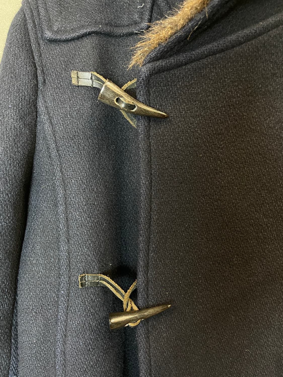  스나오 쿠와하라 비대칭 더플 코트 상품이미지5