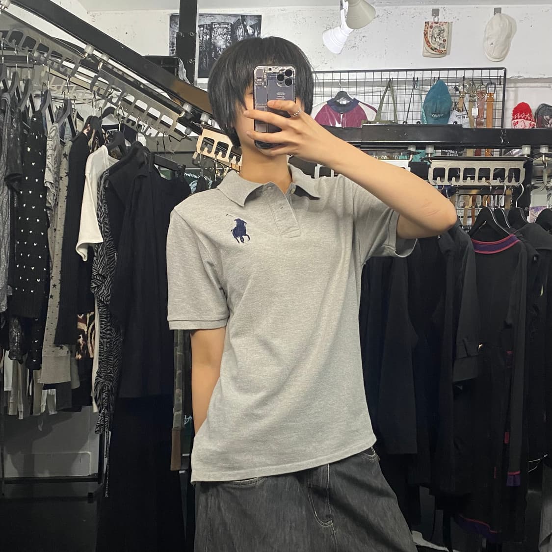 Polo Ralph Lauren 빅포니 그레이 반팔 티셔츠 상품이미지7