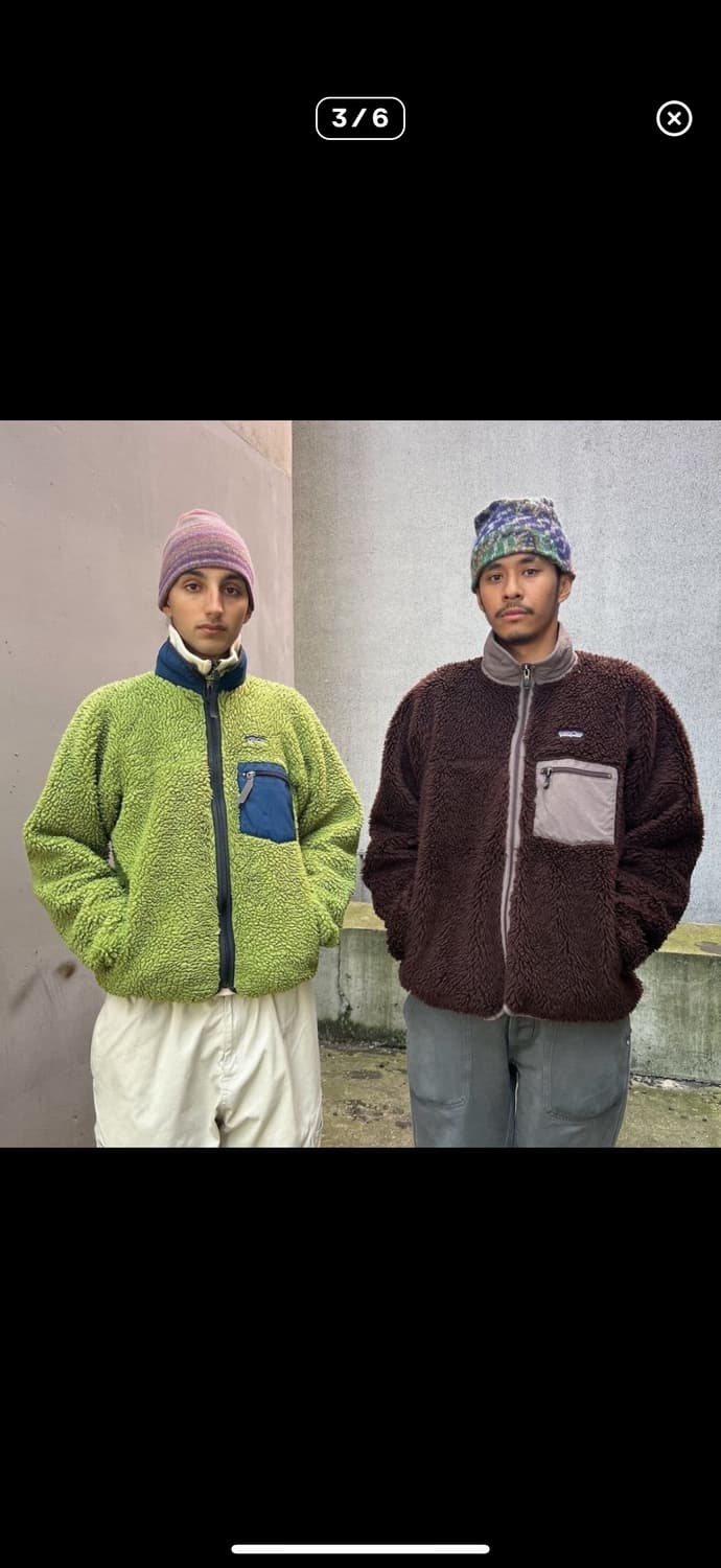 파타고니아 05s 딥파일 카디건 자켓 브라운 L 상품이미지5