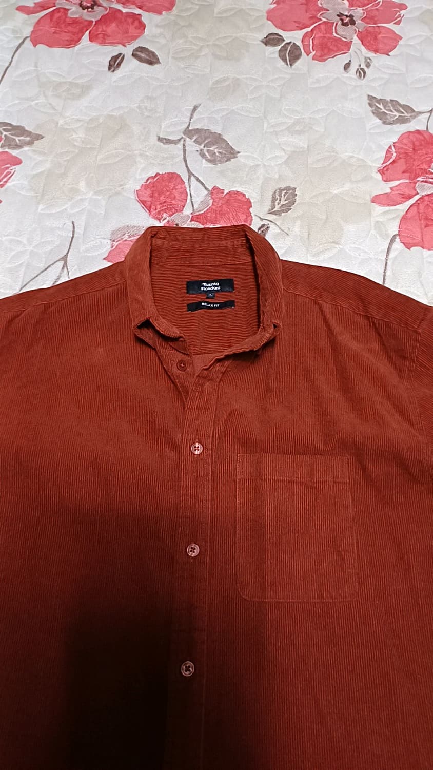 무신사 코듀로이남방 100 가슴57 기장78 상품이미지2