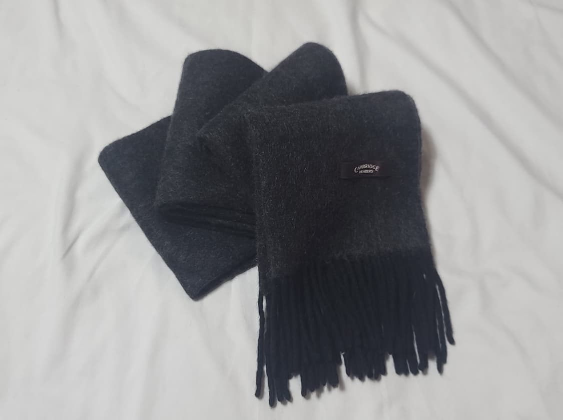 Cambridge Members 캠브릿지 멤버스 캐시미어 양면 머플러 상품이미지2