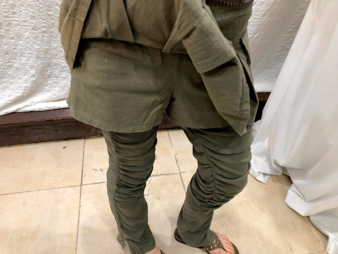 khaki mini skirt pants 상품이미지7