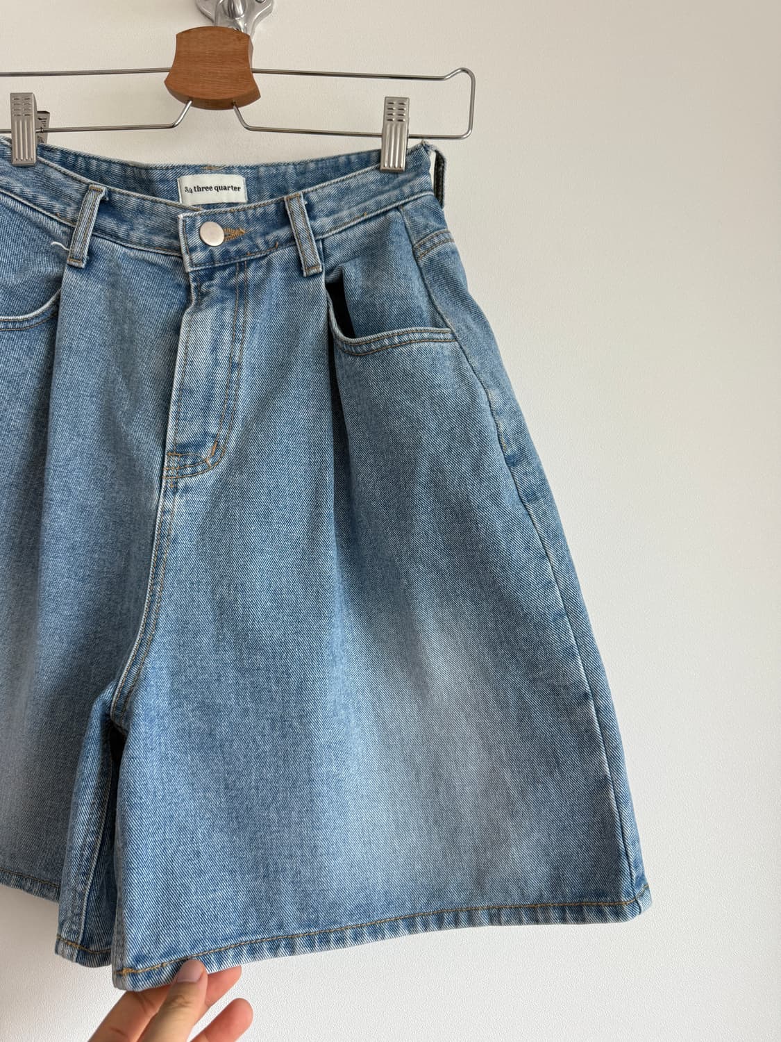 Pre owned 데님 버뮤다팬츠 상품이미지3