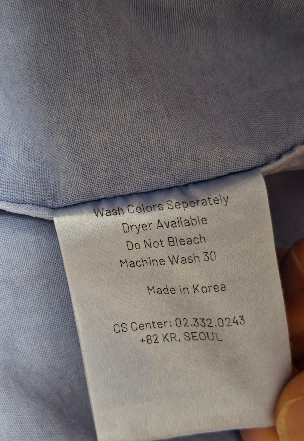 [3] 이얼즈어고 오버다이드 코튼드릴 포이카 셔츠 더스티블루 상품이미지7