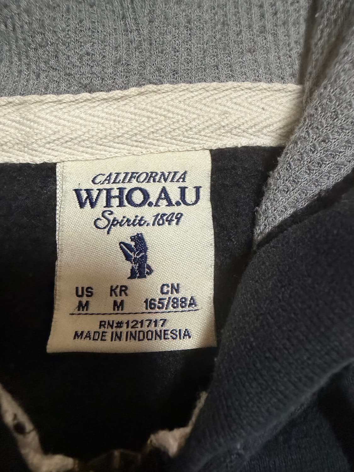 [M] WHO.A.U 후아유 캘리포니아 집업 후디 상품이미지3