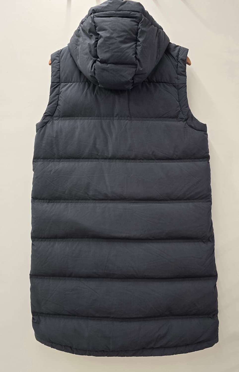 K2 여성 구스다운 롱패딩조끼.  싸이즈95 상품이미지3