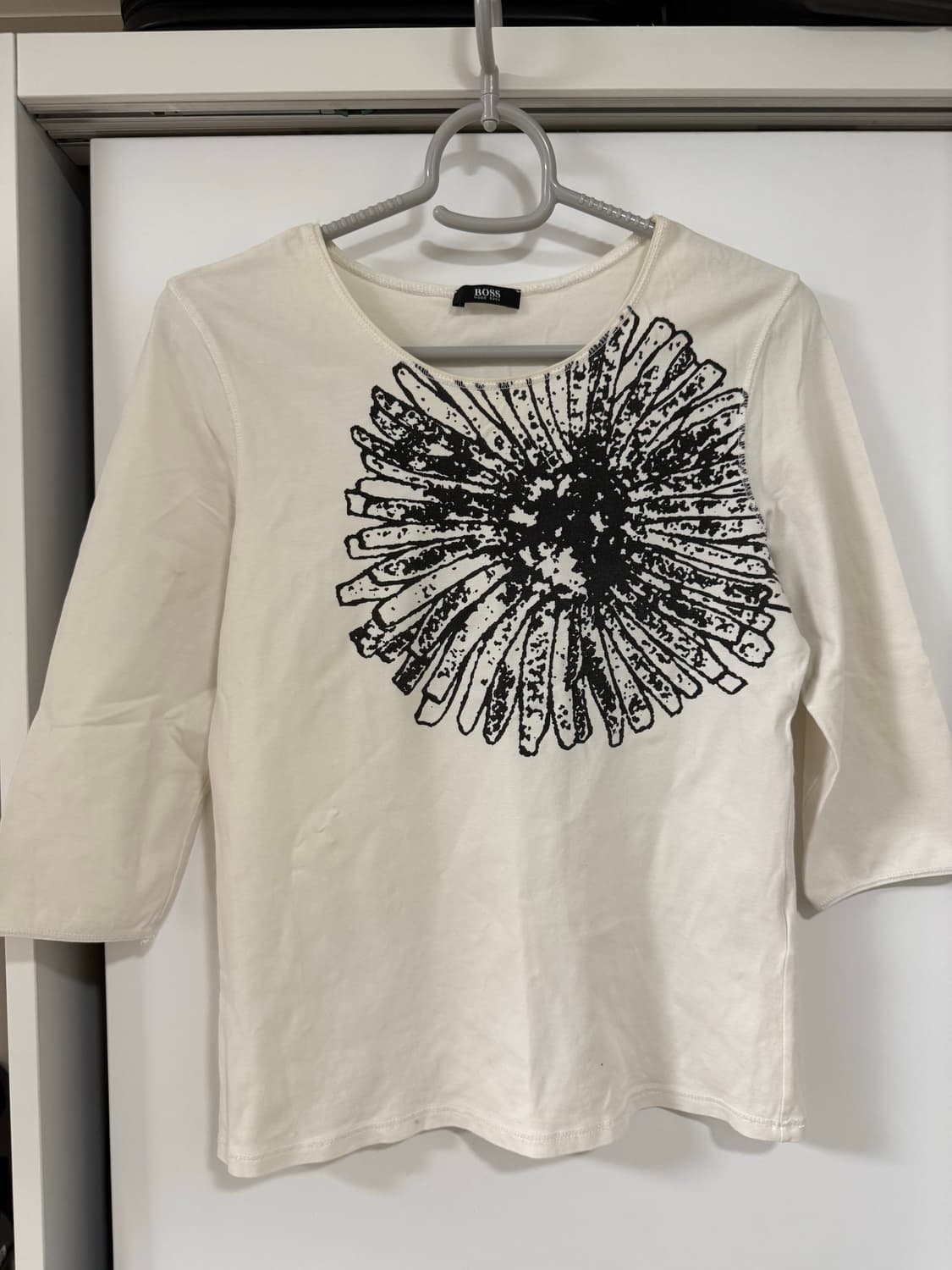 Hugo Boss White Three-quarter Sleeve 상품이미지1