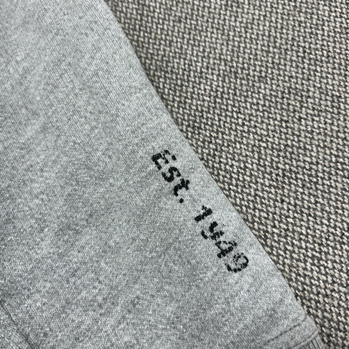 오니츠카타이거 빅로고 코튼 스웻집업(XL) 상품이미지6