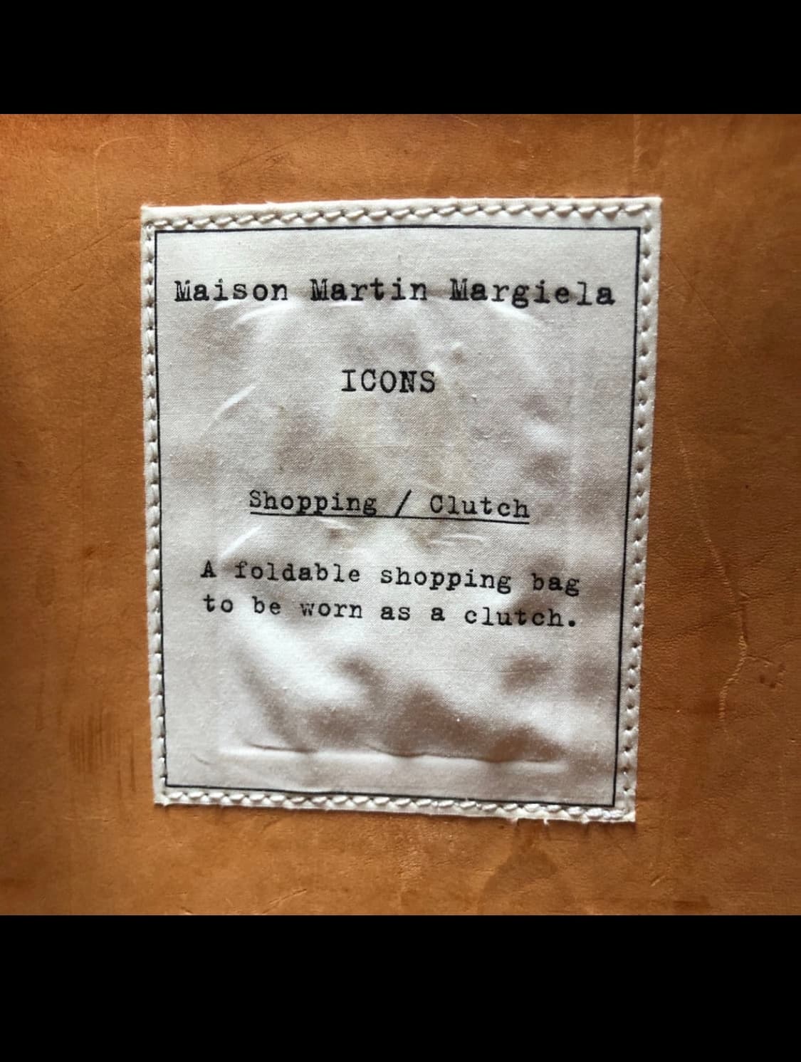 마르지엘라 아이콘 블랙 토트백 상품이미지8