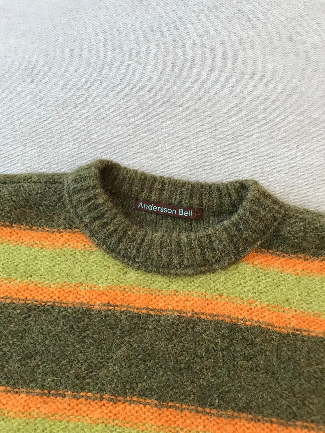 앤더슨벨 알파카 스트라이프 니트 상품이미지2