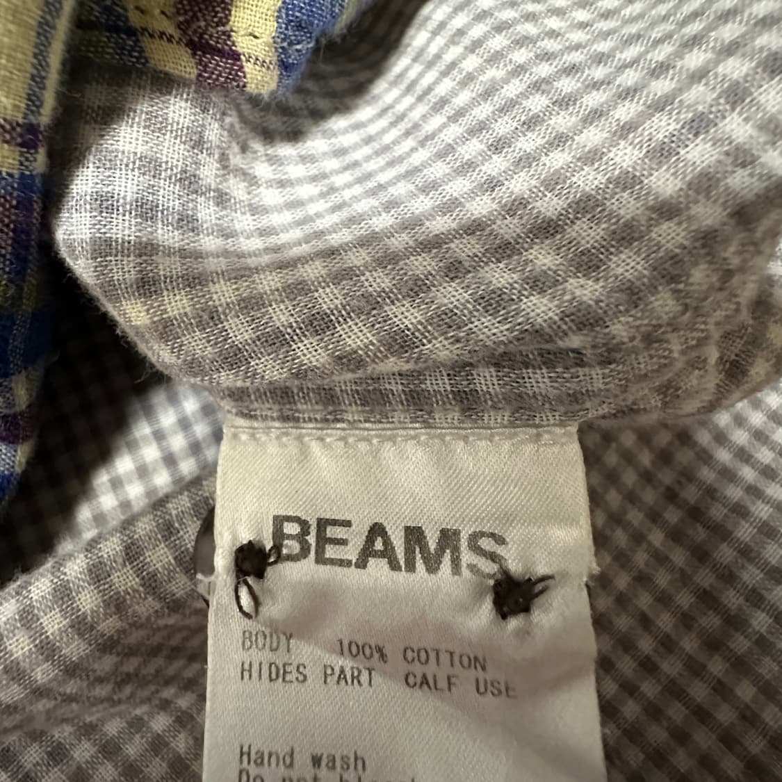 BEAMS check shirt 상품이미지5