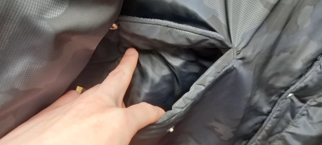 에잇세컨즈 카모 누빔 롱패딩 XL 상품이미지5