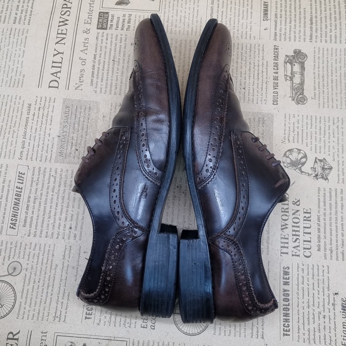 소다 SOLPARK 윙팁 구두255 상품이미지5