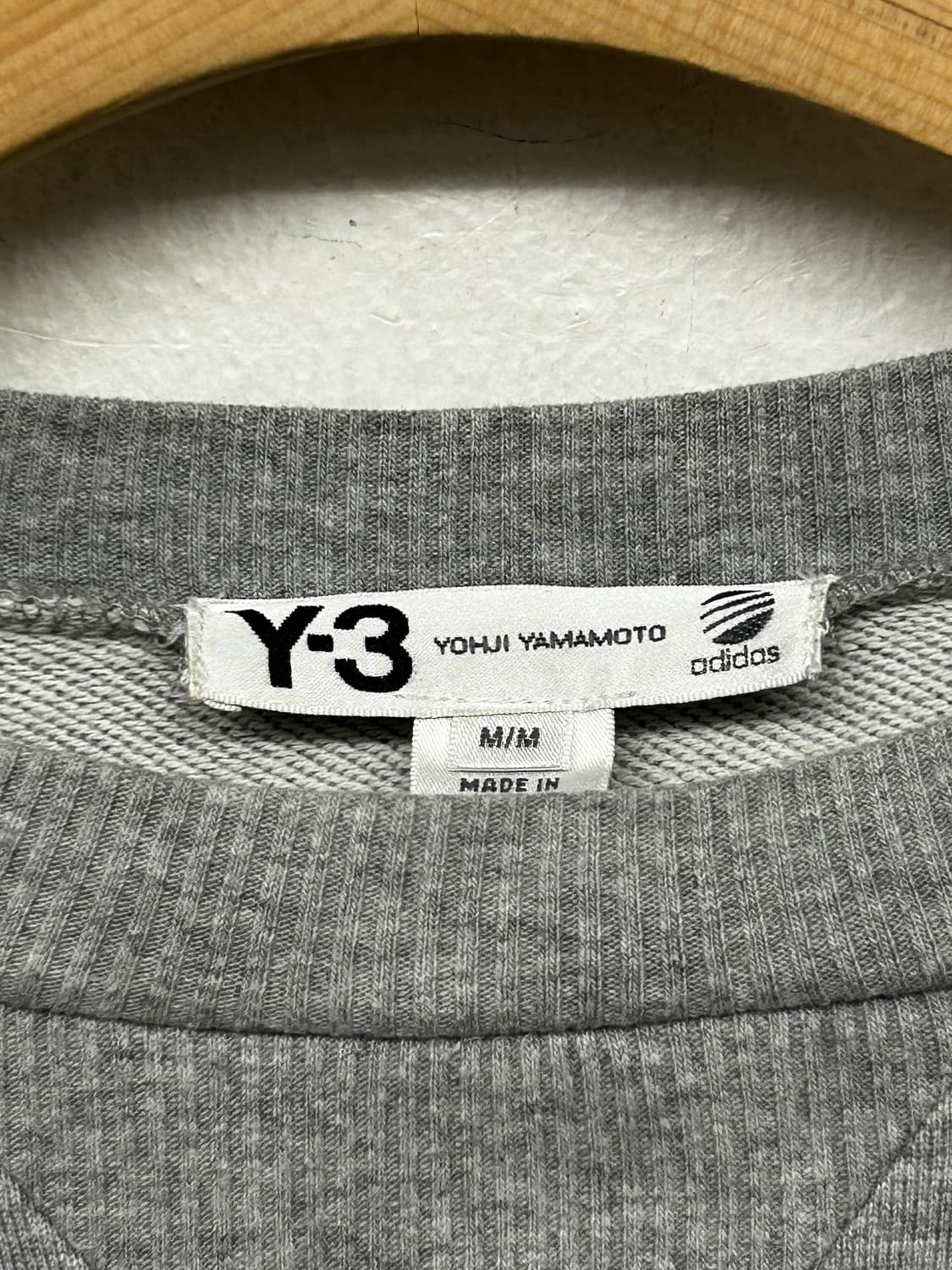 14FW 아디다스 요지야마모토 Y-3 맨투맨 스웻셔츠 상품이미지8