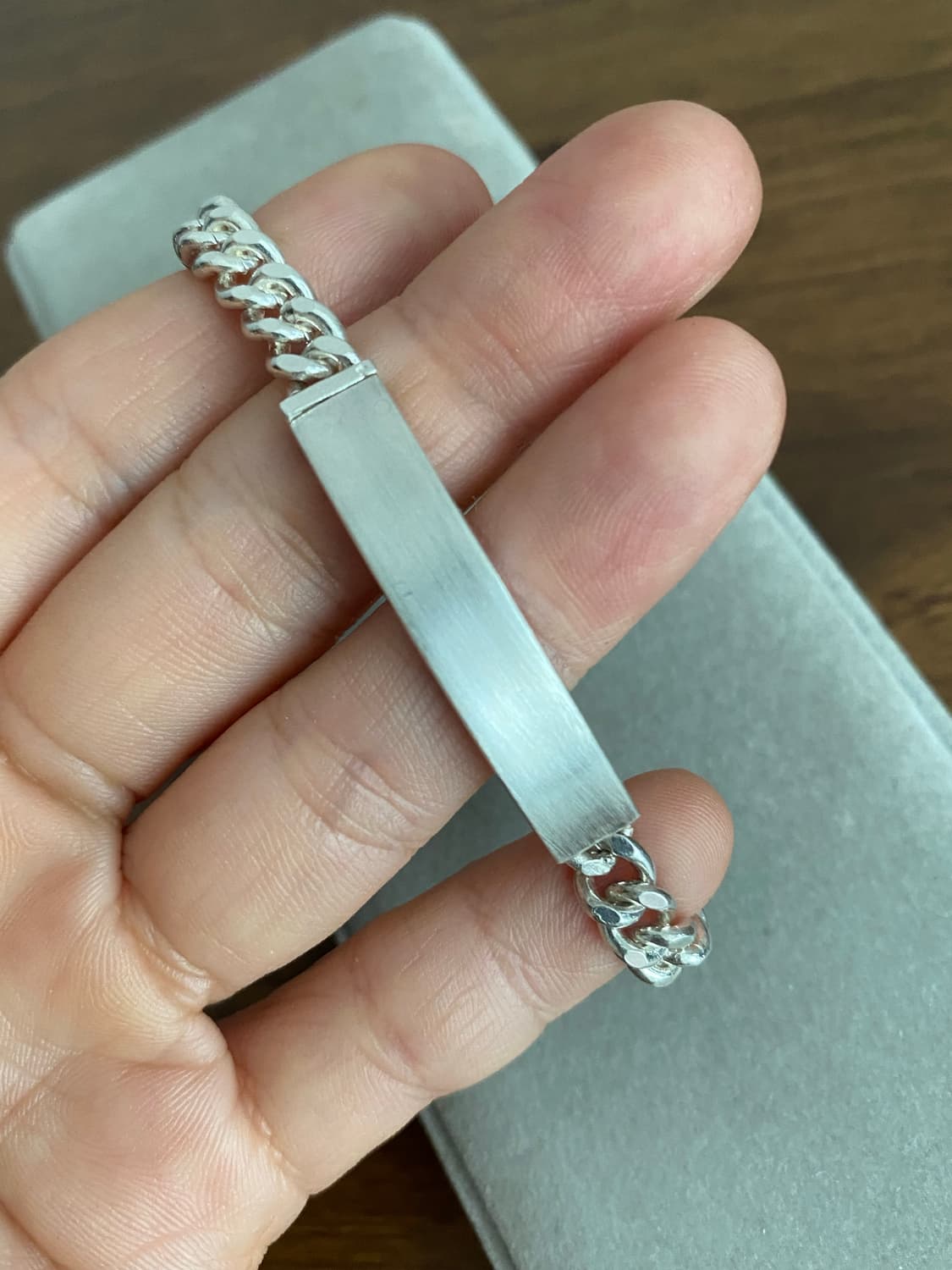 순은 실버 스틱라운드 체인팔찌(새제품) 상품이미지3