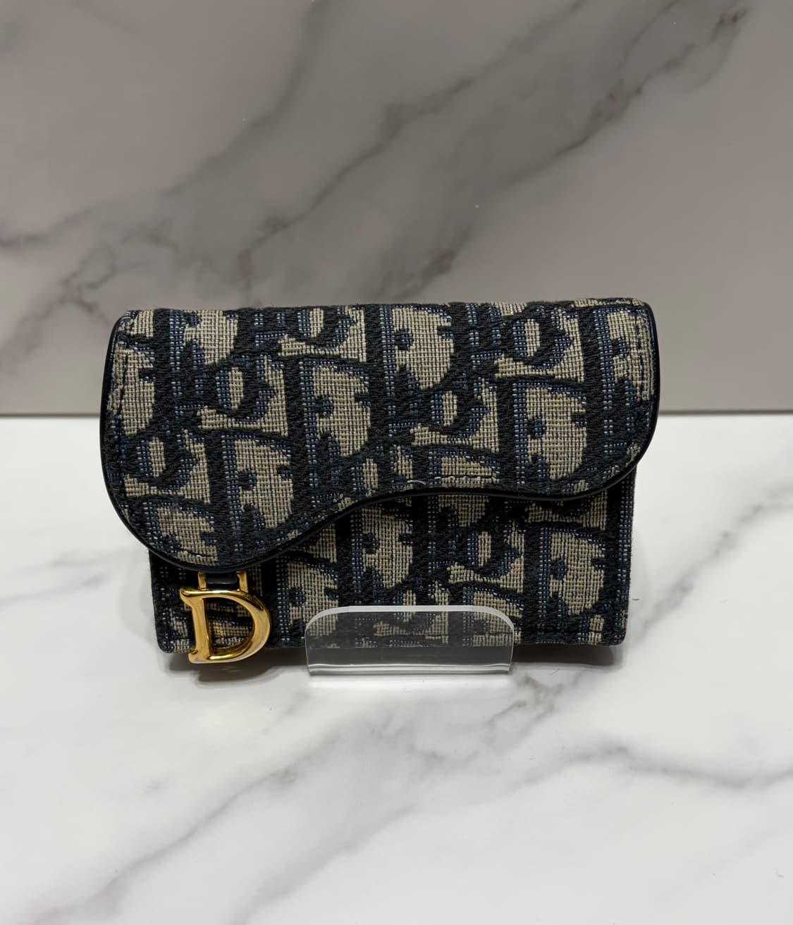 [정품] 디올 오블리크 새들 카드지갑 단품 상품이미지1