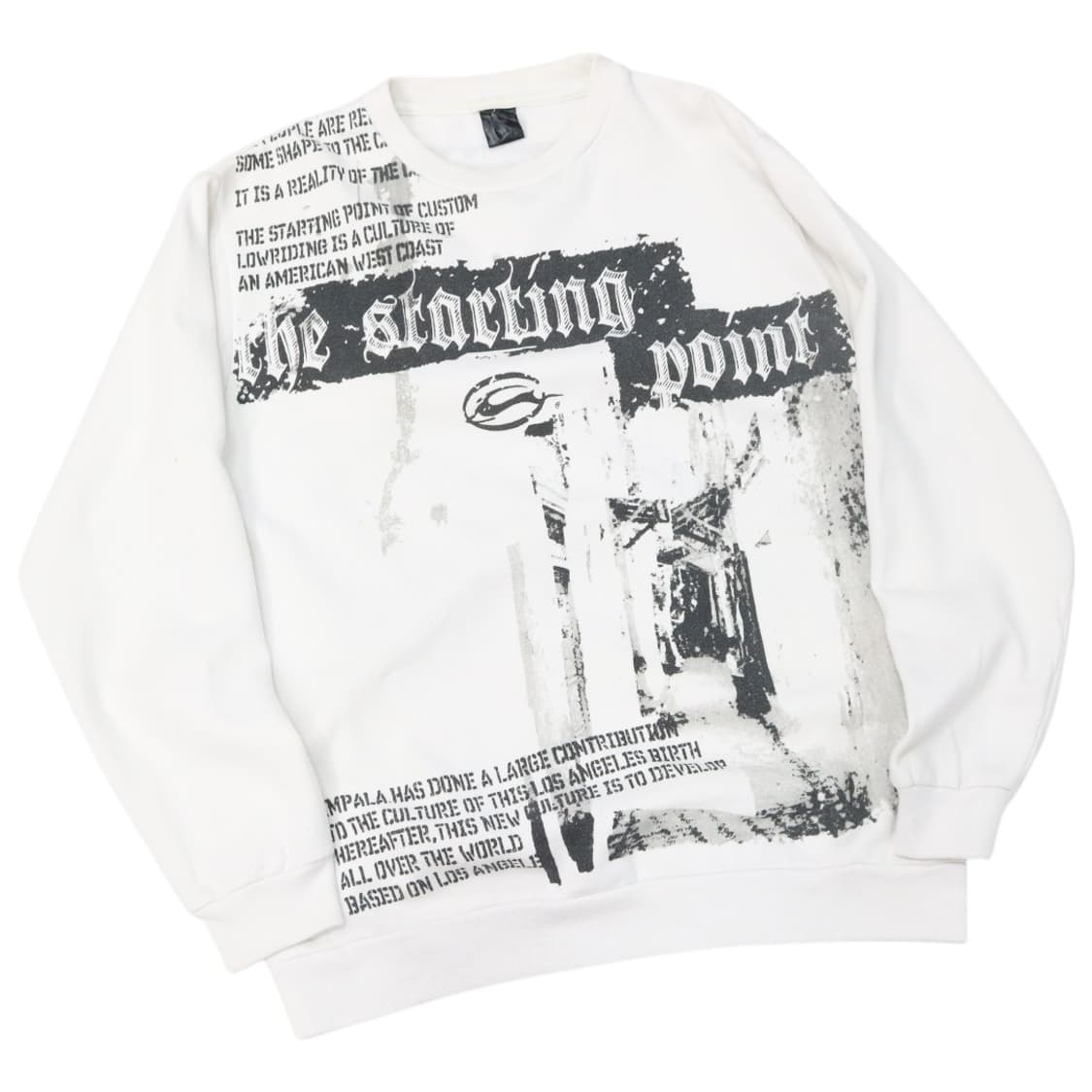 IMPALA 임팔라 웨스트코스트 그래픽 화이트 스웨트셔츠 상품이미지1