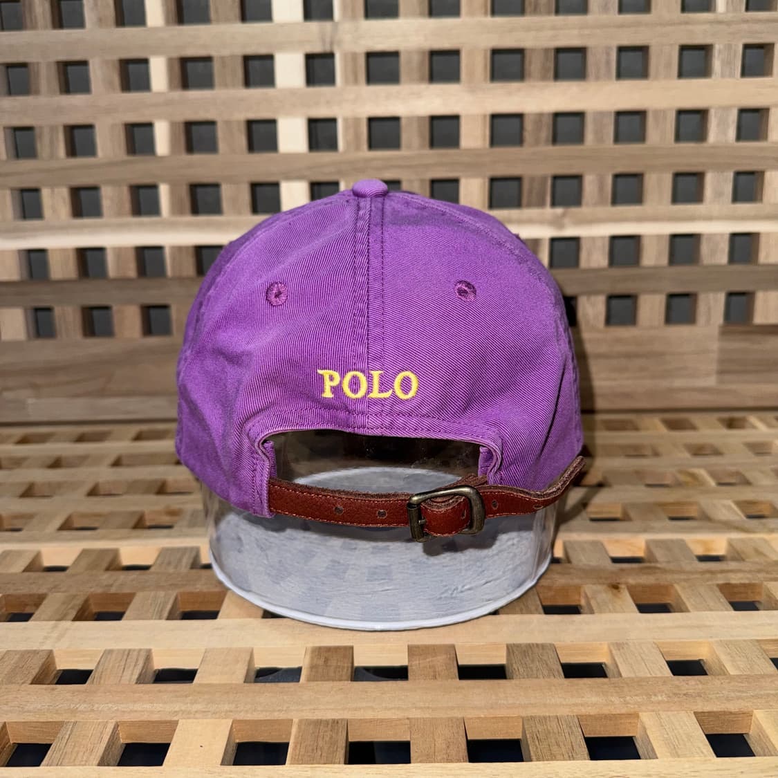 폴로 레더스트랩 퍼플 캡 상품이미지4